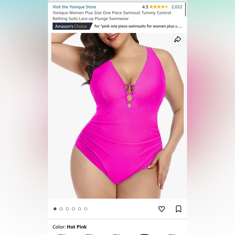 Pink Swimsuit - Picture 7 of 8